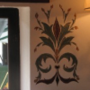 Glorious Peleys Castle Hotel Double Suite Fresco Detail